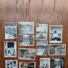 Fotografía antigua: LOTE DE 16 FOTOGRAFÍAS ANTIGUAS ESCENAS COSTUMBRISTAS: PAELLA, FAMILIARES, NIÑOS,... AÑOS 60