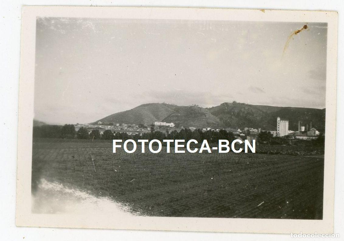Antique Photography: FOTO ORIGINAL VISTA DE MARTORELL DESDE EL TREN A&Ntilde;OS 40