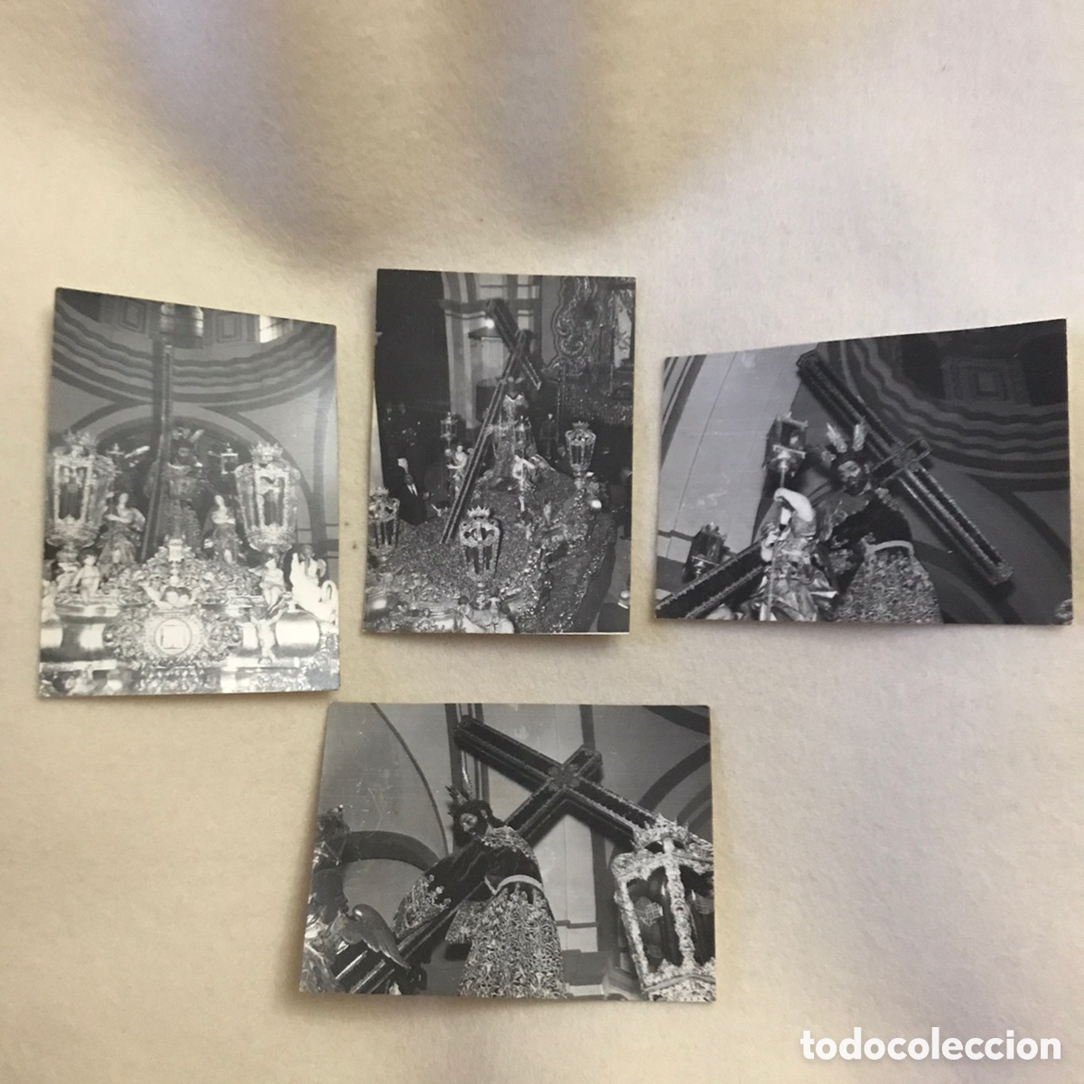 Alte Fotografie: SEMANA SANTA SEVILLA - ANTIGUAS FOTOGRAF&Iacute;AS CRISTO - JES&Uacute;S NAZARENO / HDAD. SILENCIO