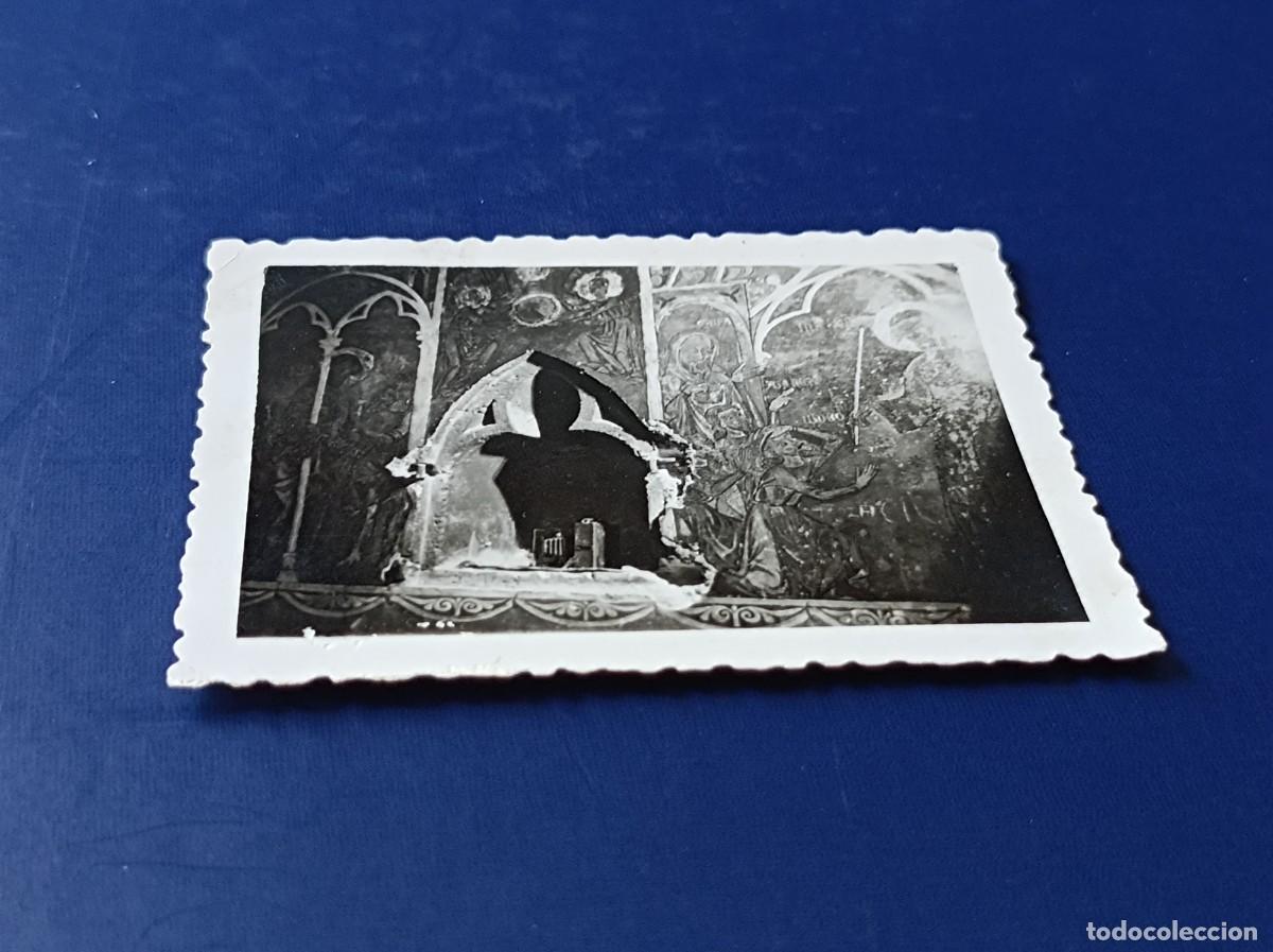 Fotografia antiga: FOTOGRAF&Iacute;A PINTURAS ESTILO G&Oacute;TICO DEL RECONDITORIO CATEDRAL DE VALENCIA ANTES DE LA RESTAURACI&Oacute;N