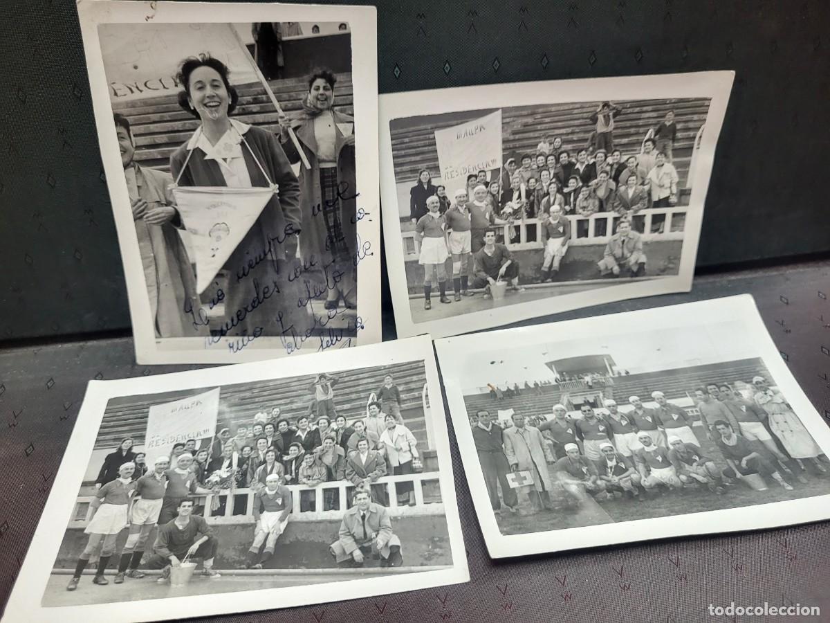 Fotograf&iacute;a antigua: ANTIGUAS FOTOGRAFIAS PARTIDO FUTBOL AFICIONADOS HOSPITALES ENFERMERAS AMBULATORIOS MEDICOS ORIGEN AL