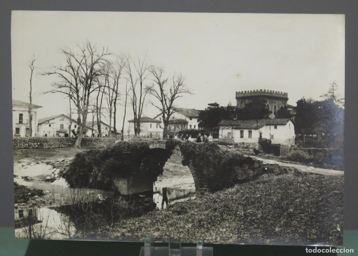Fotograf&iacute;a antigua: FOTOGRAFIA. VISTA DE MUNGUIA. VIZCAYA. HACIA 1910