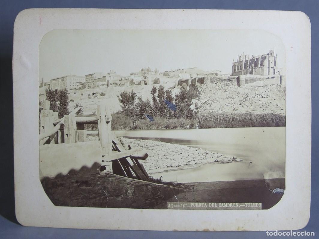 Fotograf&iacute;a antigua: FOTOGRAFIA. VISTA DE TOLEDO DESDE EL RIO TAJO. CASIANO ALGUACIL (1832-1914)