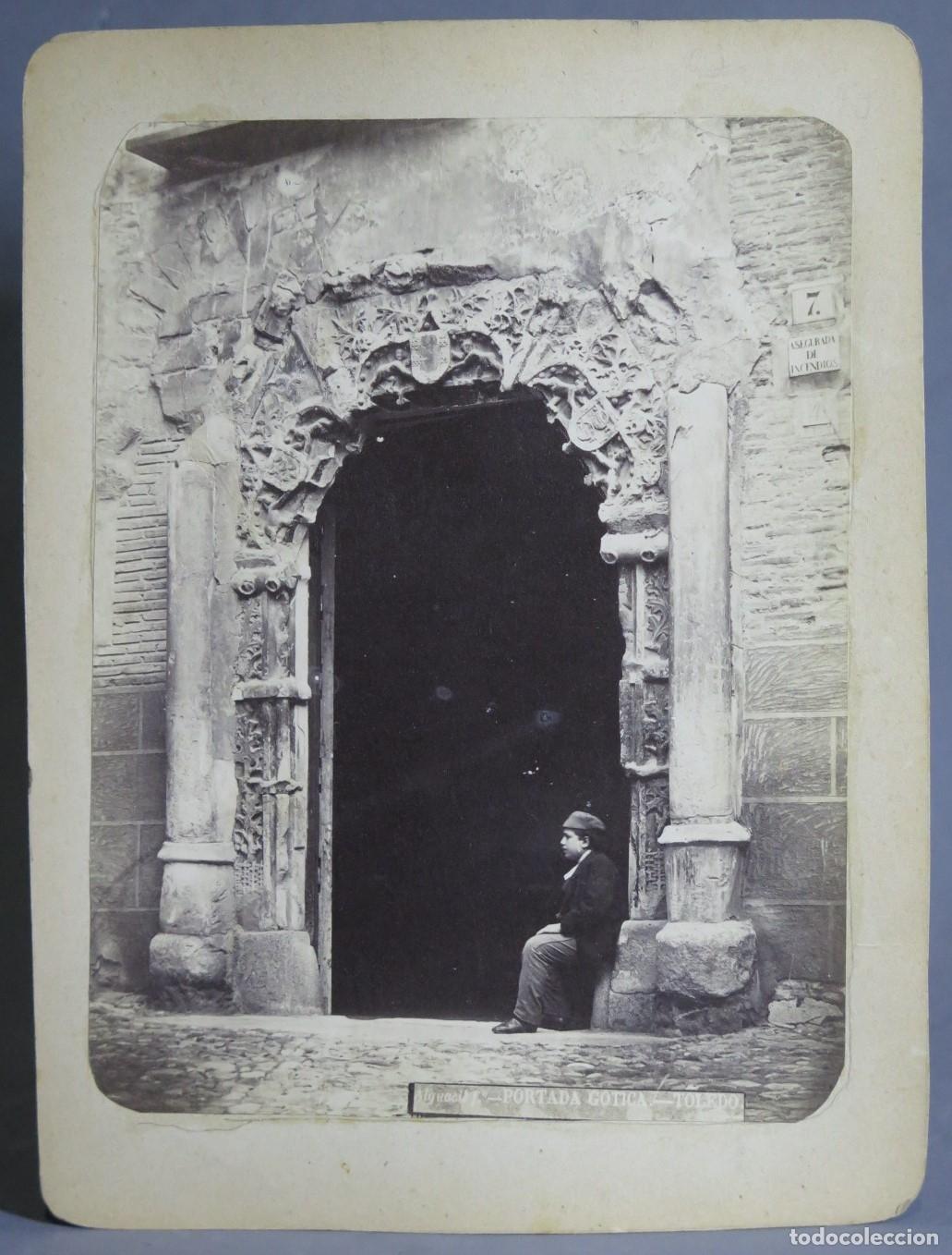 Photographie ancienne: FOTOGRAGIA. PORTADA GOTICA. CASIANO ALGUACIL (1832-1914)