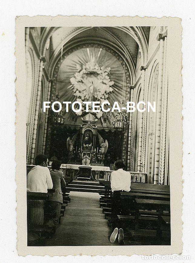 Fotografia antica: FOTO ORIGINAL ALTAR IGLESIA SEMINARIO SEU D'URGELL FELIGRESES A&Ntilde;OS 40