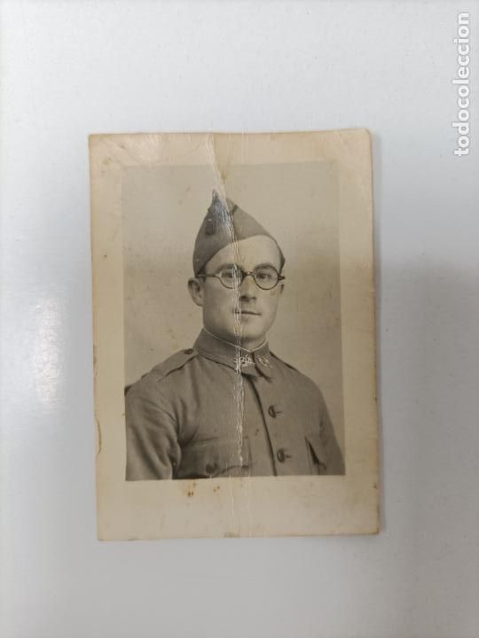 Fotografia antica: Fotograf&iacute;a militar guerra civil espa&ntilde;ola. M 6x4cm.