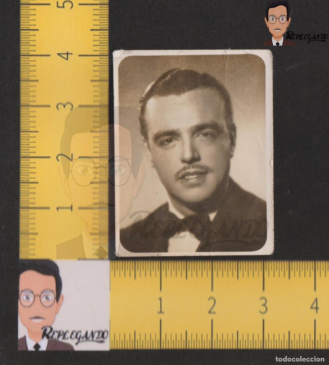 Antique Photography: FOTOMATON - HOMBRE GAL&Aacute;N BIGOTE FINO PAJARITA - FOTO ANTIGUA ESTUDIO PHOTOMATON A&Ntilde;OS 30