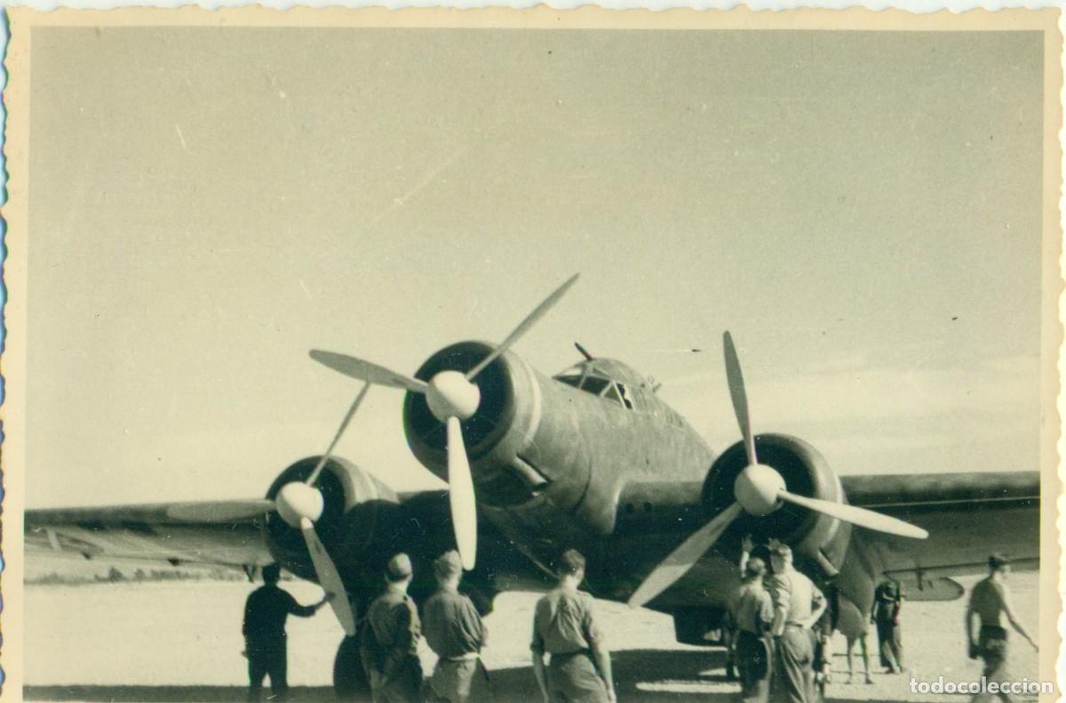 Fotograf&iacute;a antigua: GUERRA CIVIL. 1936. LEGI&Oacute;N C&Oacute;NDOR. AVION SAVOIA MARCHETTI.