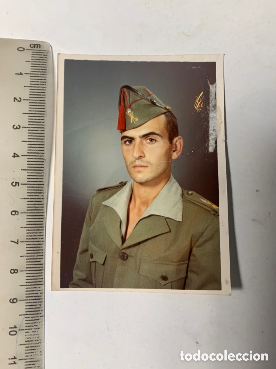 Fotograf&iacute;a antigua: FOTO CARTERA. JOVEN Y APUESTO LEGIONARIO. FOT&Oacute;GRAFO?.