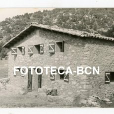 Fotografía antigua: FOTO ORIGINAL REFUGIO DE REBOST LA MOLINA BAGA AÑO 1957. Lote 391111634