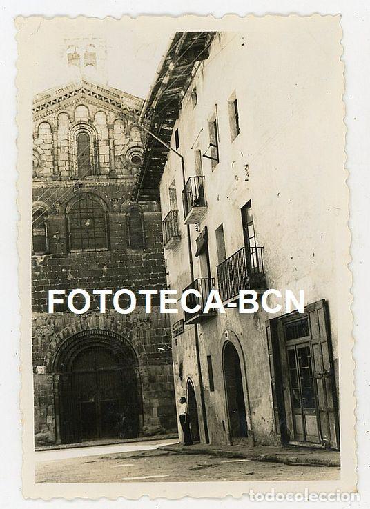 Fotograf&iacute;a antigua: FOTO ORIGINAL LA SEU D'URGELL VISTA DE LA CATEDRAL A&Ntilde;O 1953