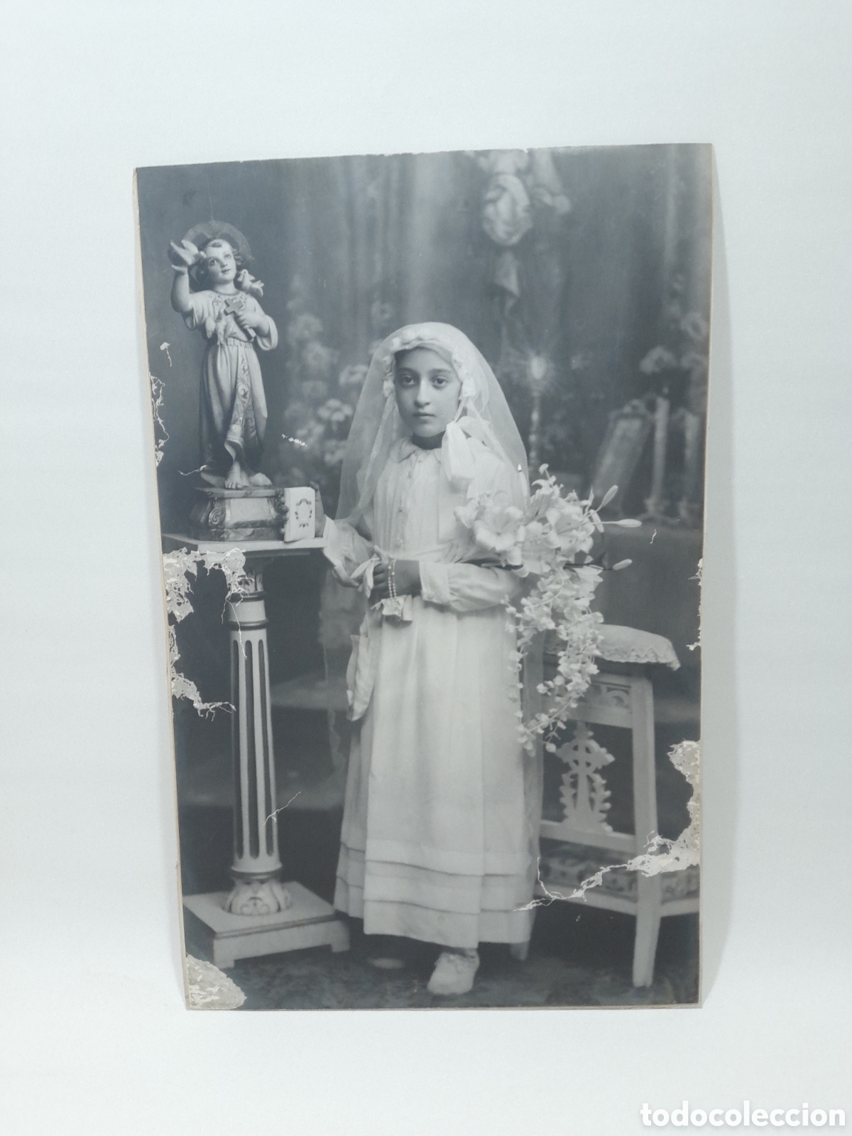 Fotograf&iacute;a antigua: FOTOGRAFIA ANTIGUA 30X47, FOTOGRAFIA NI&Ntilde;A COMUNION