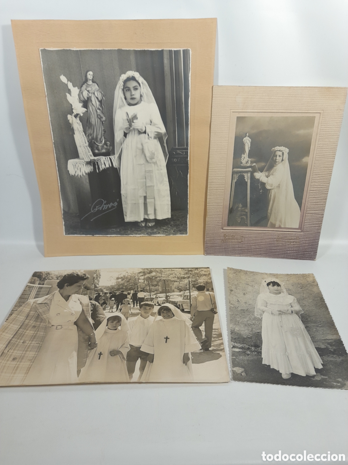 Fotograf&iacute;a antigua: LOTE FOTOGRAFIAS NI&Ntilde;AS DE COMUNION, NI&Ntilde;A DE COMUNION