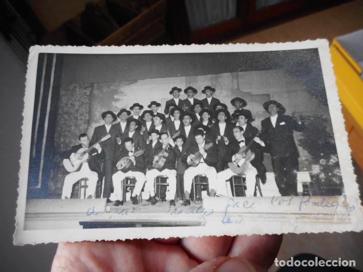 Fotograf&iacute;a antigua: ANTIGUA FOTOGRAFIA CORO BODEGUEROS ANDALUCES ? CARNAVAL. FOTO UNION CADIZ 1959