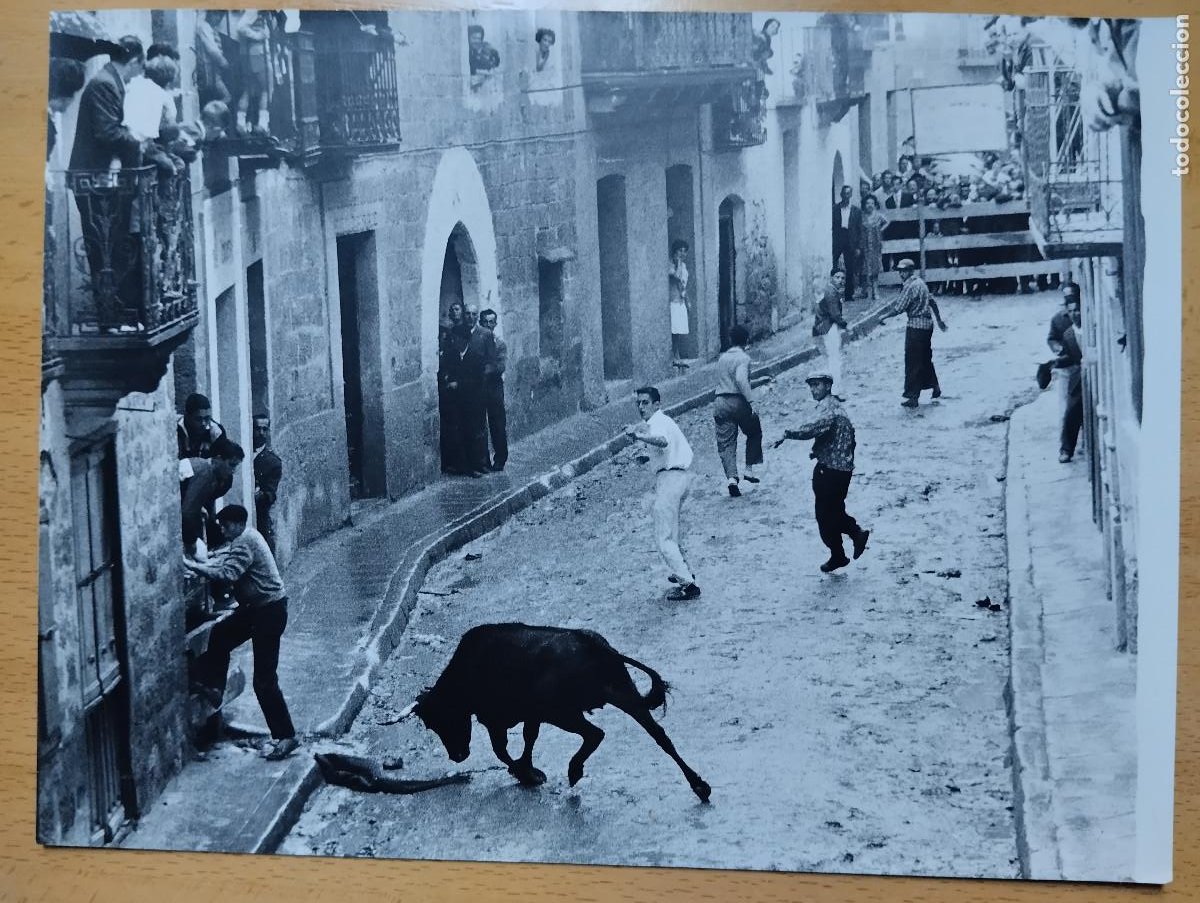 foto . sadaba zaragoza. fiestas encierro vaquil - Compra venta en  todocoleccion