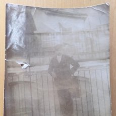 Fotografía antigua: FOTOGRAFIA DE JUAN FERRAN CASADEVALL OLOT (GIRONA) 1915 O 1916 8 X 11 CM (APROX). Lote 400917949