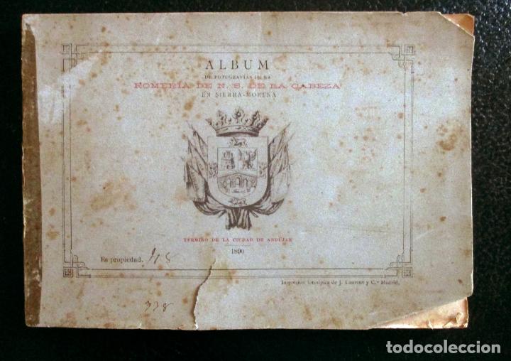 Fotograf&iacute;a antigua: ALBUM ROMERIA N. S. LA CABEZA, AND&Uacute;JAR. LAURENT 1890. FOTO MES&Iacute;A. COMPLETO.