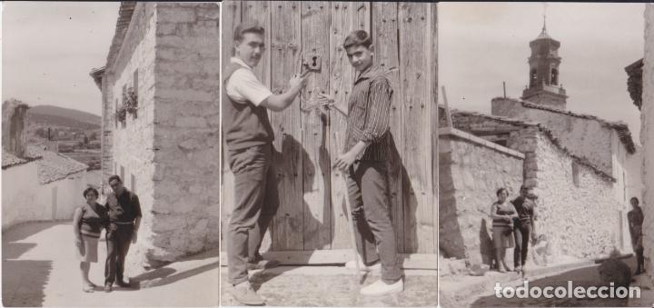 Fotografia antica: 3 ANTIGUAS FOTOGRAFIAS ORIHUELA DEL TREMEDAL - AGOSTO 1963 - (10,5X7,5)