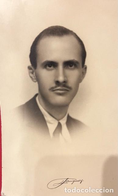 Fotografia antiga: ANTIGUA FOTOGRAFIA DE SE&Ntilde;OR, DEL FOTOGRAFO HANIQUAG ??