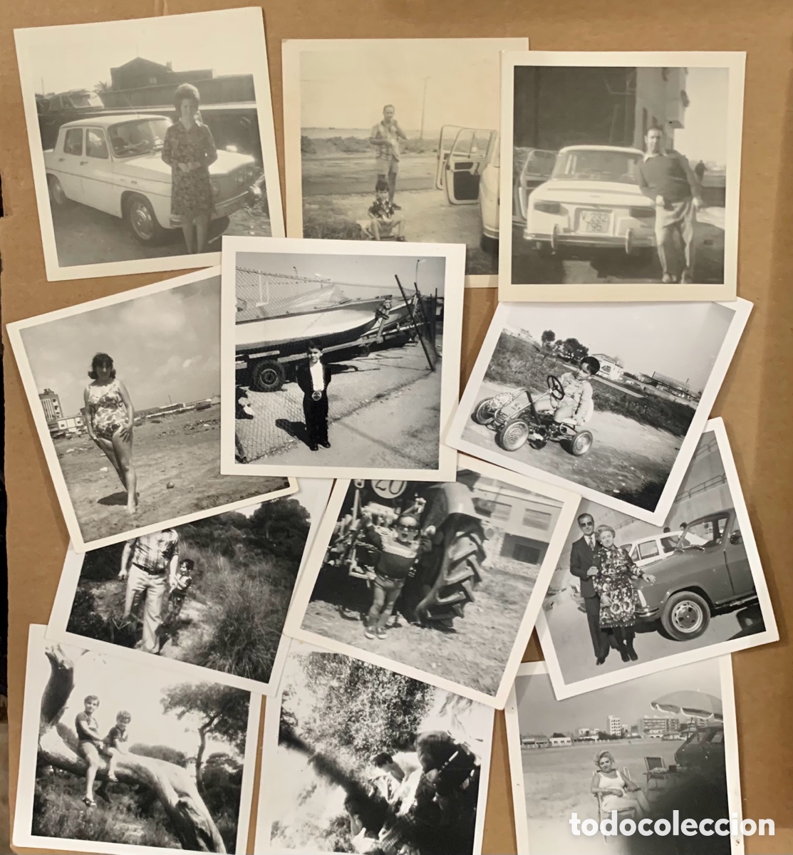 Fotografia antica: LOTE MAS DE 150 FOTOGRAF&Iacute;AS A&Ntilde;OS 50 FOTOS BLANCO Y NEGRO FAMILIA VIAJES COCHE NI&Ntilde;OS