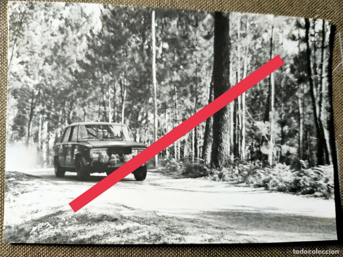 Fotograf&iacute;a antigua: fotograf&iacute;a. Coche SEAT 1430, rally. Piloto Jos&eacute; Luis Echave. A&ntilde;os 70.