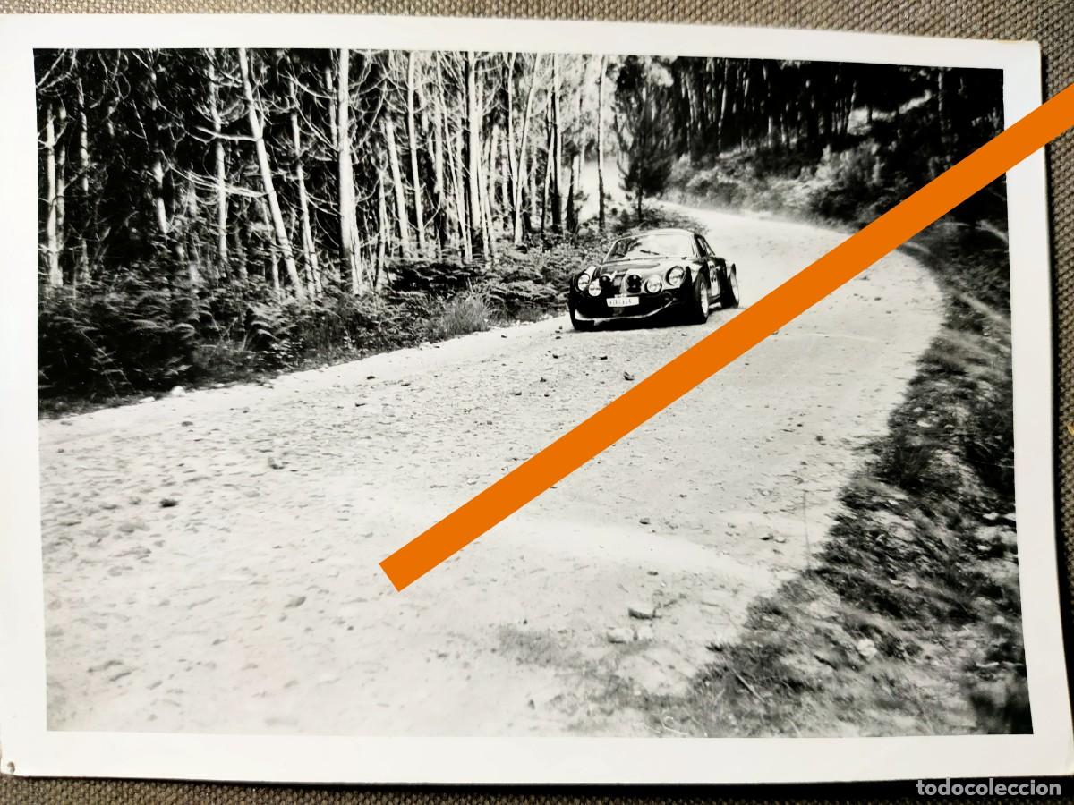Alte Fotografie: fotograf&iacute;a, coche Renault Alpine 1500. Rally. A&ntilde;os 70