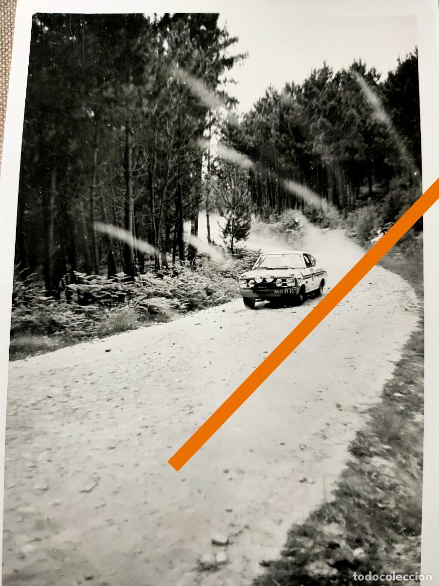 Antique Photography: fotograf&iacute;a, coche Opel kadett, piloto Francisco Alemany. Rally. A&ntilde;os 70.