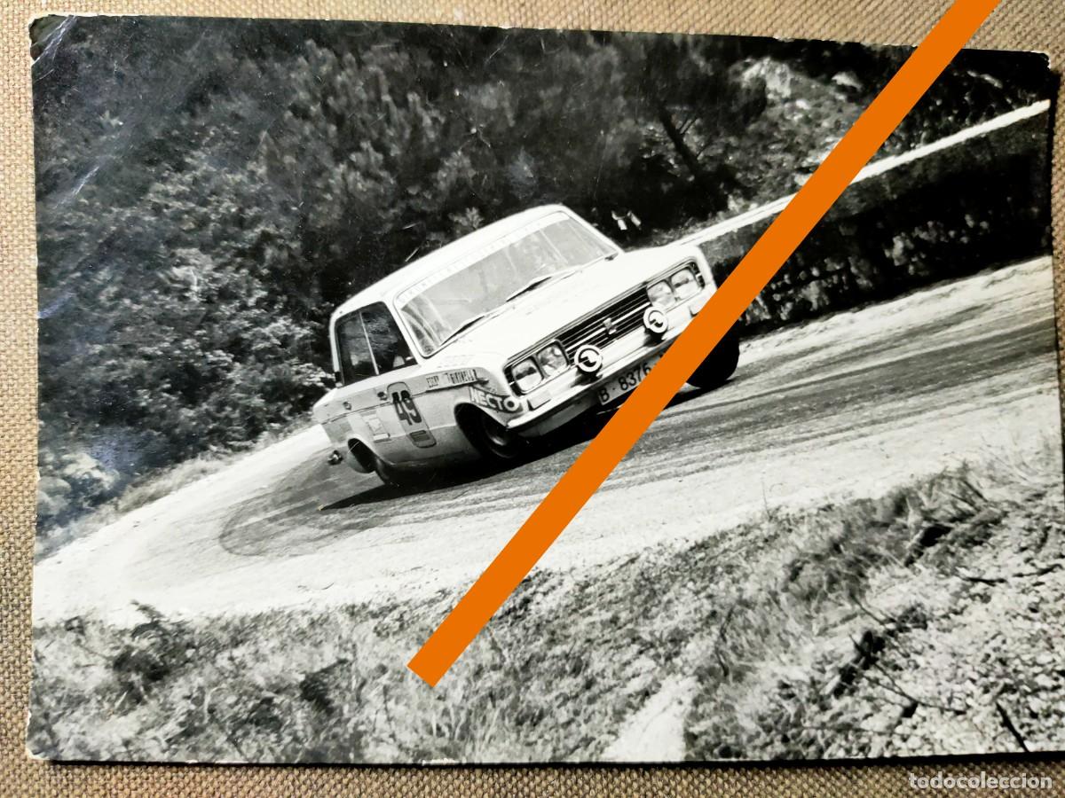 Fotograf&iacute;a antigua: fotograf&iacute;a. Coche SEAT 1430. Piloto Ram&oacute;n Codina. Rally. A&ntilde;os 70.