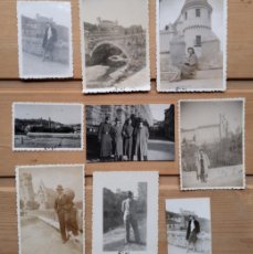 Fotografía antigua: LOTE DE FOTOGRAFÍAS ANTIGUAS DE SEGOVIA, AÑOS 40. ALCÁZAR, ACUEDUCTO, PUENTE DE SAN MARCOS.