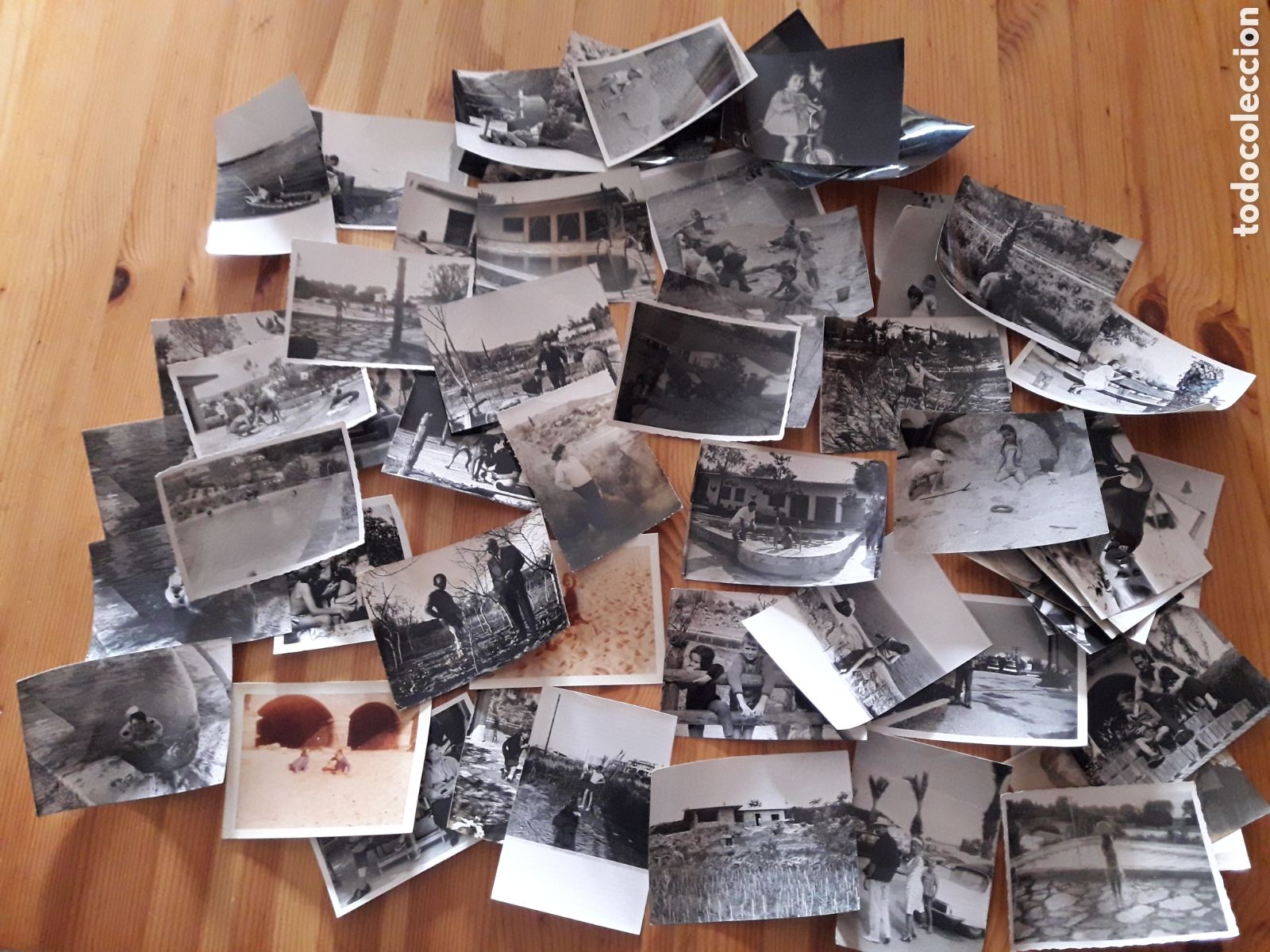 Fotograf&iacute;a antigua: Lote de fotografia antigua probable Llavaneres o pueblo Maresme - m&aacute;s de 50 fotos