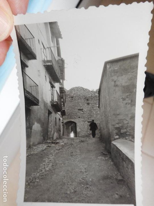 Fotograf&iacute;a antigua: ANTIGUA FOTOGRAFIA PORTAL SAN MIGUEL MORELLA CASTELLON A&Ntilde;OS 40?