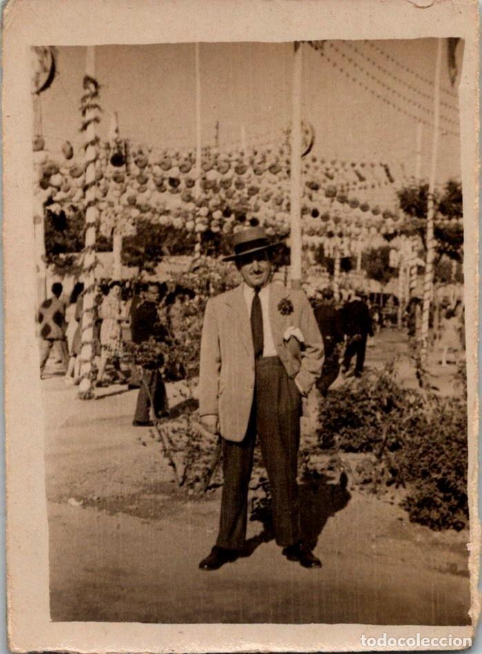 Fotografia antiga: Sevilla - Feria de Abril - Sin fecha - Foto Hermanos Reyes - Peque&ntilde;a Fotograf&iacute;a - 80x58mm