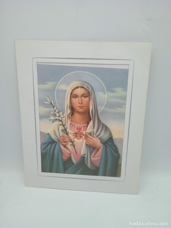 Fotografia antiga: FOTOGRAFIA RELIGIOSA. IMAGEN SAGRADO CORAZON DE MARIA.