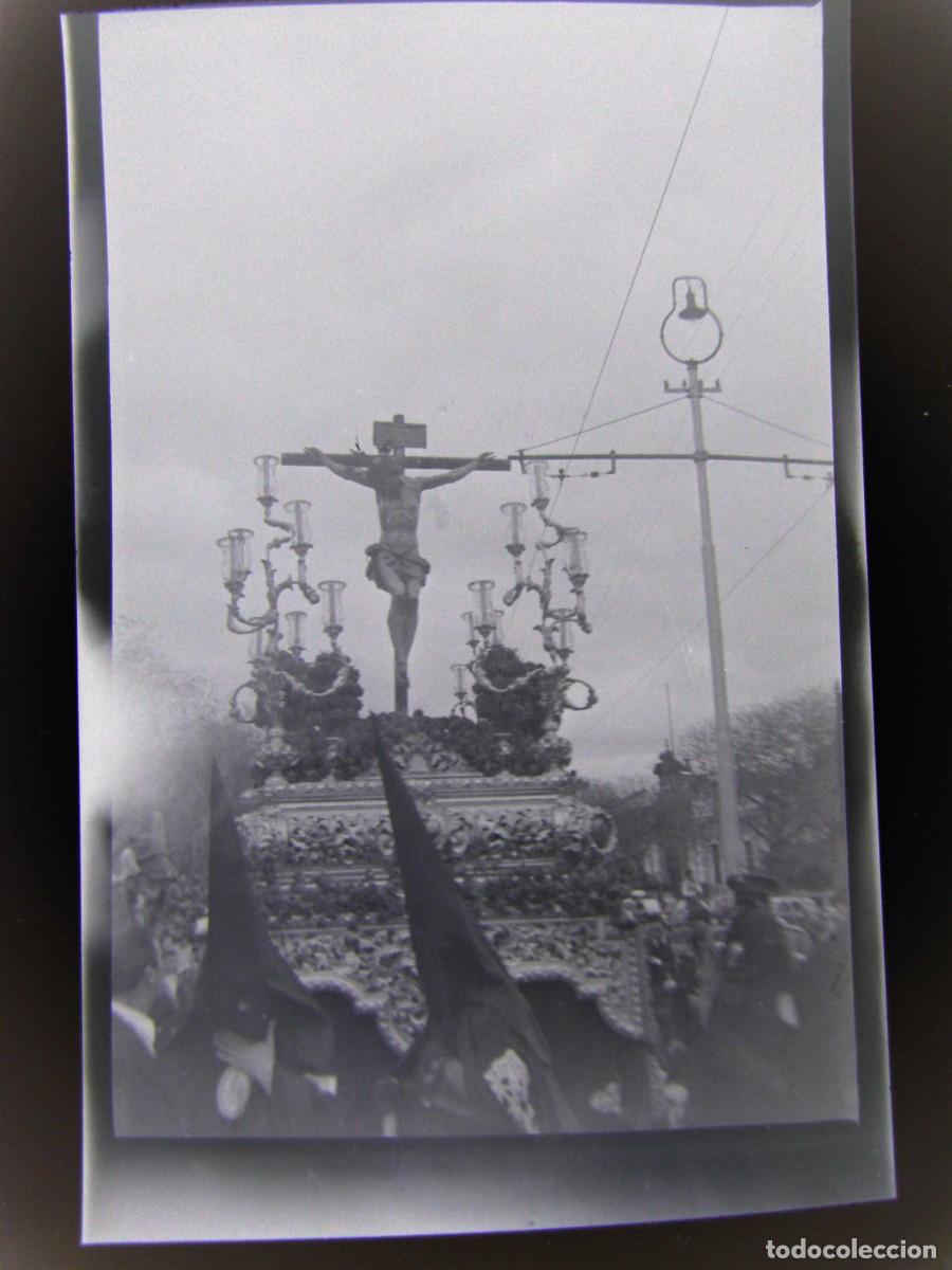 Alte Fotografie: CLICH&Eacute;, NEGATIVO EN CELULOIDE. 7X4,5 CM. SEMANA SANTA, SEVILLA. 1958.