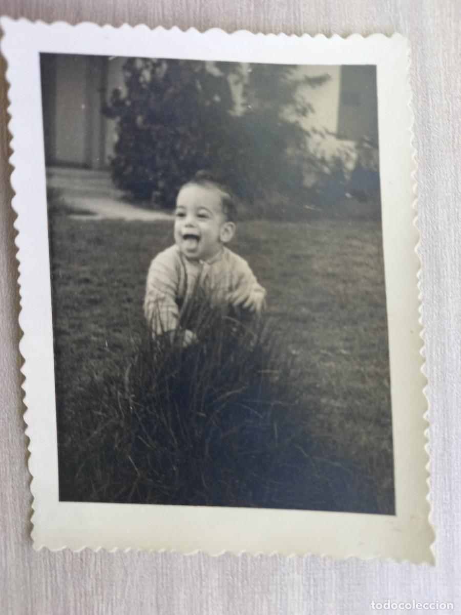 Antique Photography: NI&Ntilde;O SACANDO LA LENGUA. CHILD PULLING OUT HIS TONGUE. ENFANT TIRANT LA LANGUE.