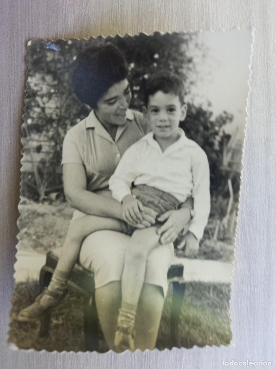 Photographie ancienne: MADRE CON SU HIJO. MOTHER WITH HER SON, M&Egrave;RE AVEC SON FILS