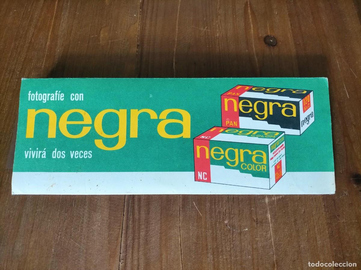 Fotograf&iacute;a antigua: ESTUCHE DE CART&Oacute;N PARA NEGATIVOS FOTOS A&Ntilde;OS SESENTA ,SIN NEGATIVOS ,CARRETE NEGRA PAN Y NEGRA NC