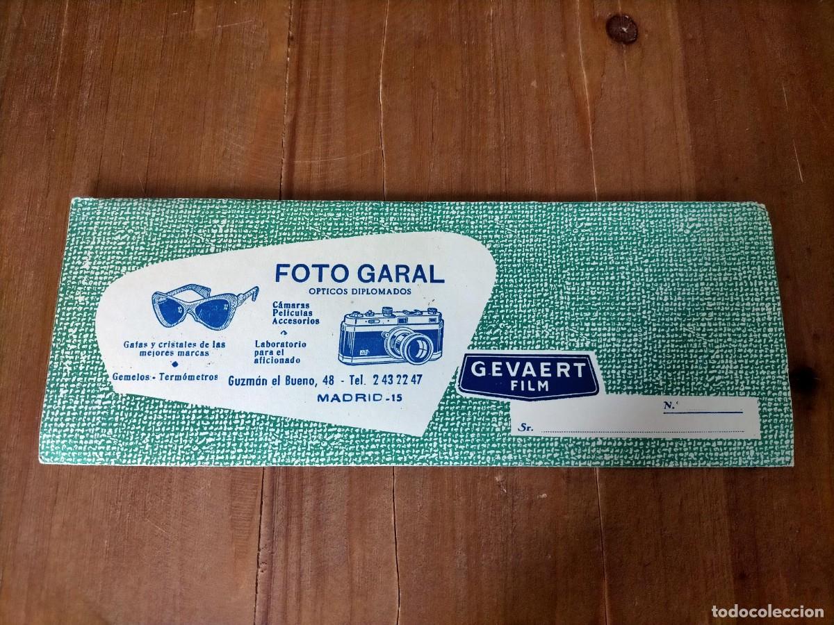 Fotograf&iacute;a antigua: ESTUCHE DE CART&Oacute;N PARA NEGATIVOS FOTOS A&Ntilde;OS SESENTA ,SIN NEGATIVOS,GEVAERT, GEVAPAN,GEVACOLOR
