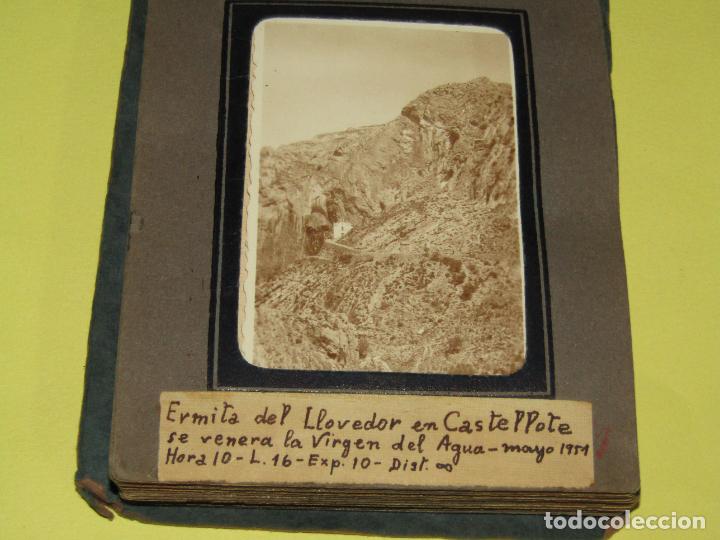 Fotograf&iacute;a antigua: Antigua Fotograf&iacute;a Ermita del Llovedor en CASTELLOTE con la Virgen del Agua del A&ntilde;o 1951