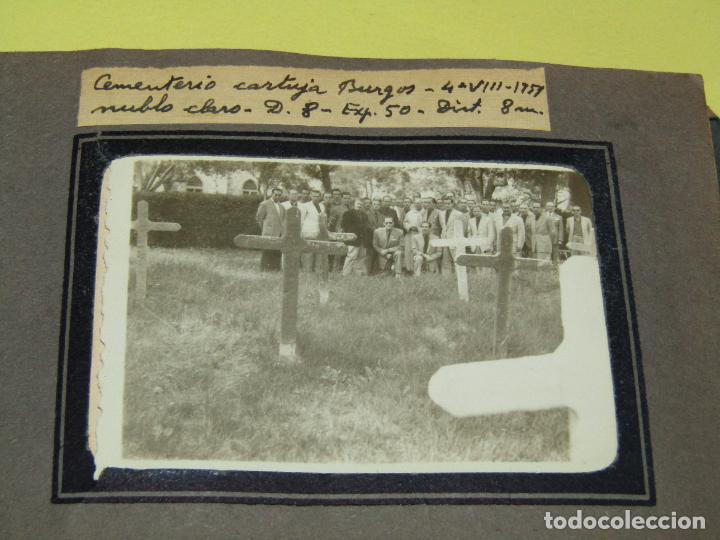 Fotograf&iacute;a antigua: Antigua Fotograf&iacute;a CEMENTERIO CARTUJA de BURGOS del A&ntilde;o 1951