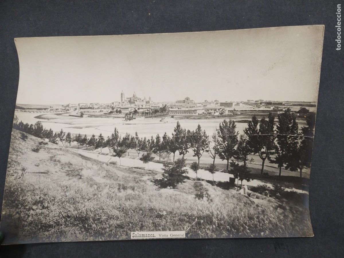 Fotografia antica: FOTO-POSTAL VISTA GENERAL SALAMANCA , TAMA&Ntilde;O 19.5 CM X 13.50CM