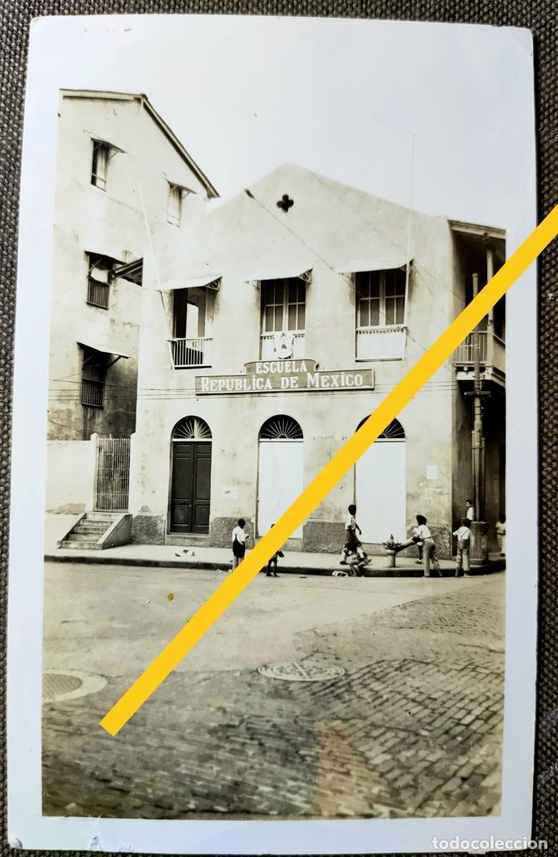 Photographie ancienne: Antigua fotograf&iacute;a. Escuela Rep&uacute;blica de M&eacute;xico. Panam&aacute;. A&ntilde;os 30.