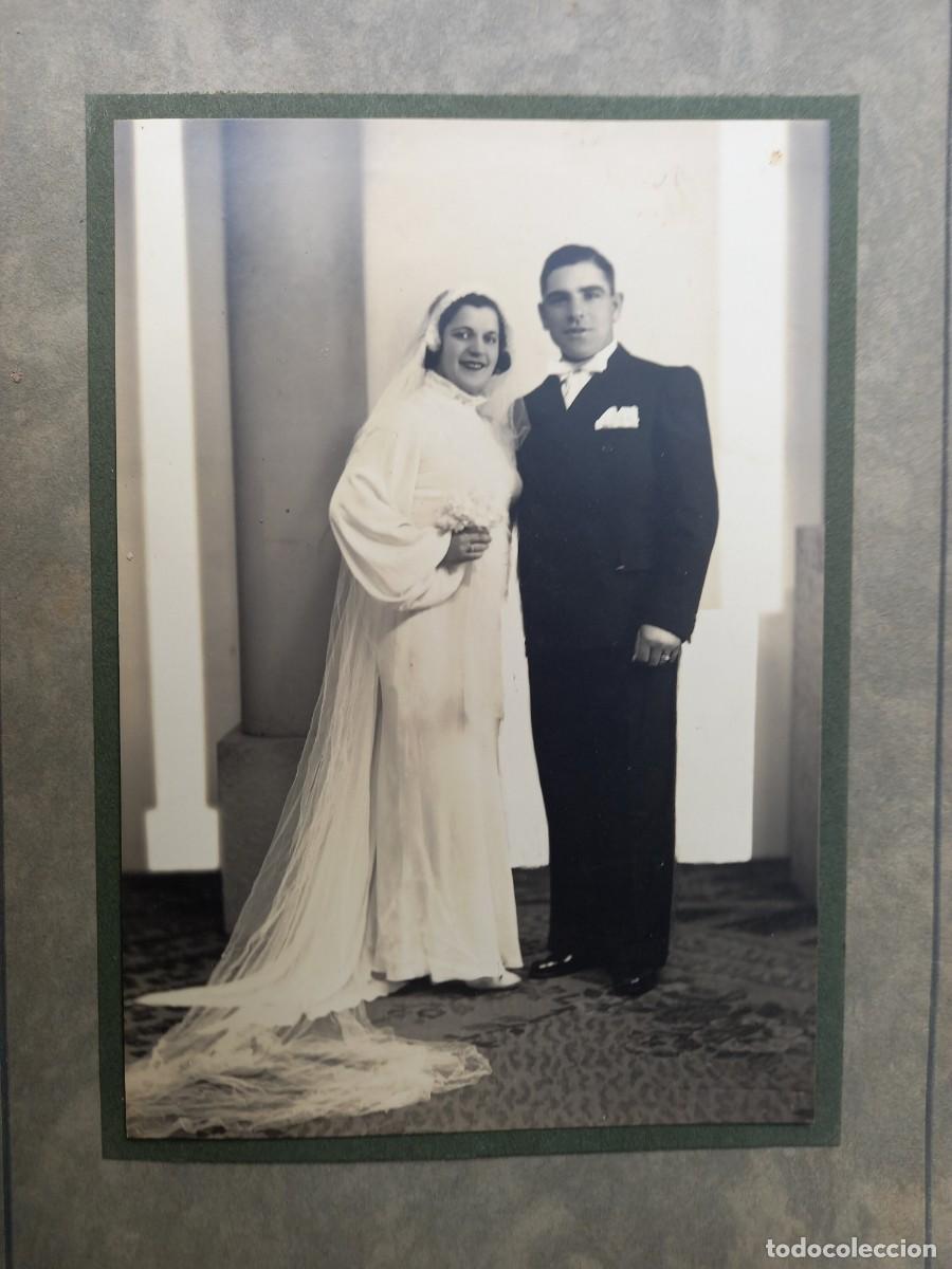 Antique Photography: PAREJA DE NOVIOS. COUPLE. COUPLE D'AMOUREUX