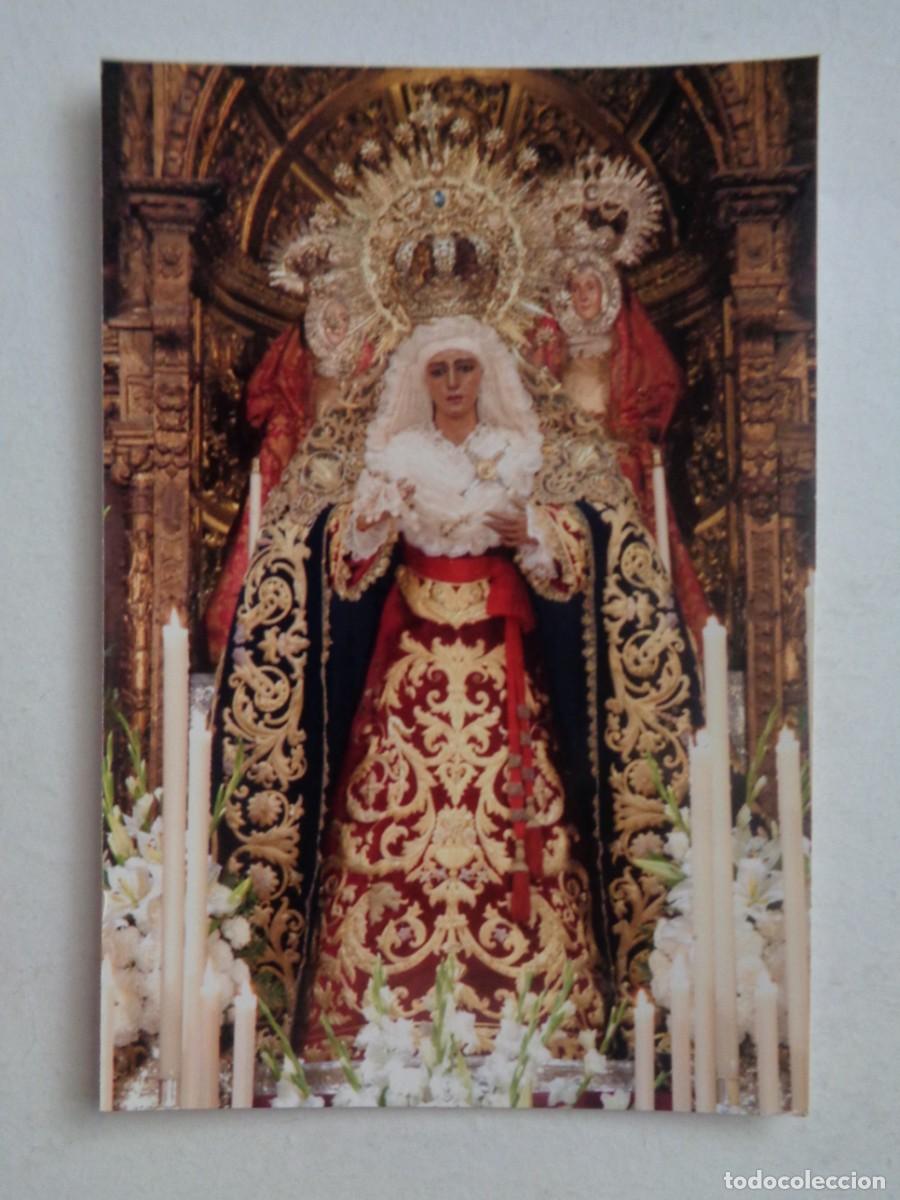 Photographie ancienne: SEMANA SANTA DE SEVILLA : FOTO DE VIRGEN NTRA. SRA. DE LA ESPERANZA ( TRIANA )