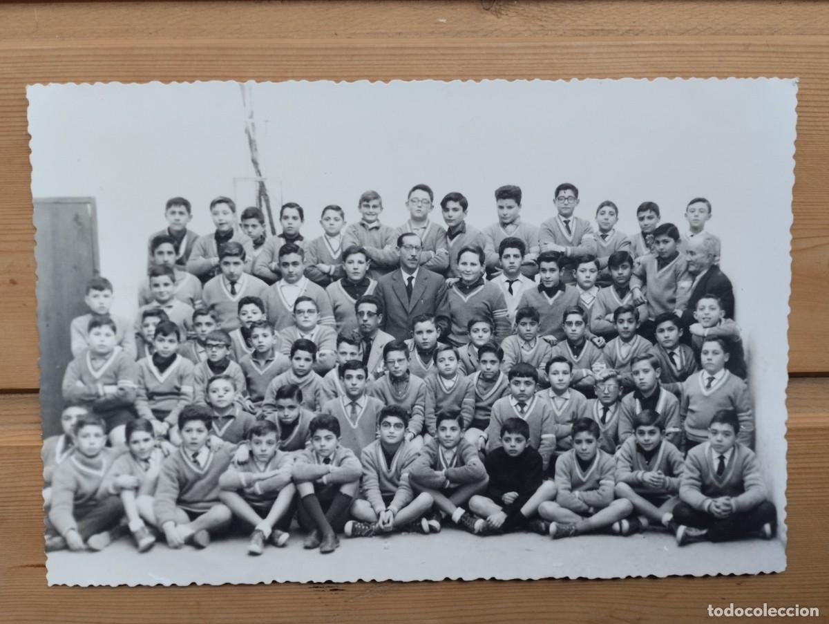 Fotografia antiga: Fotograf&iacute;a antigua de grupo escolar, a&ntilde;os 60