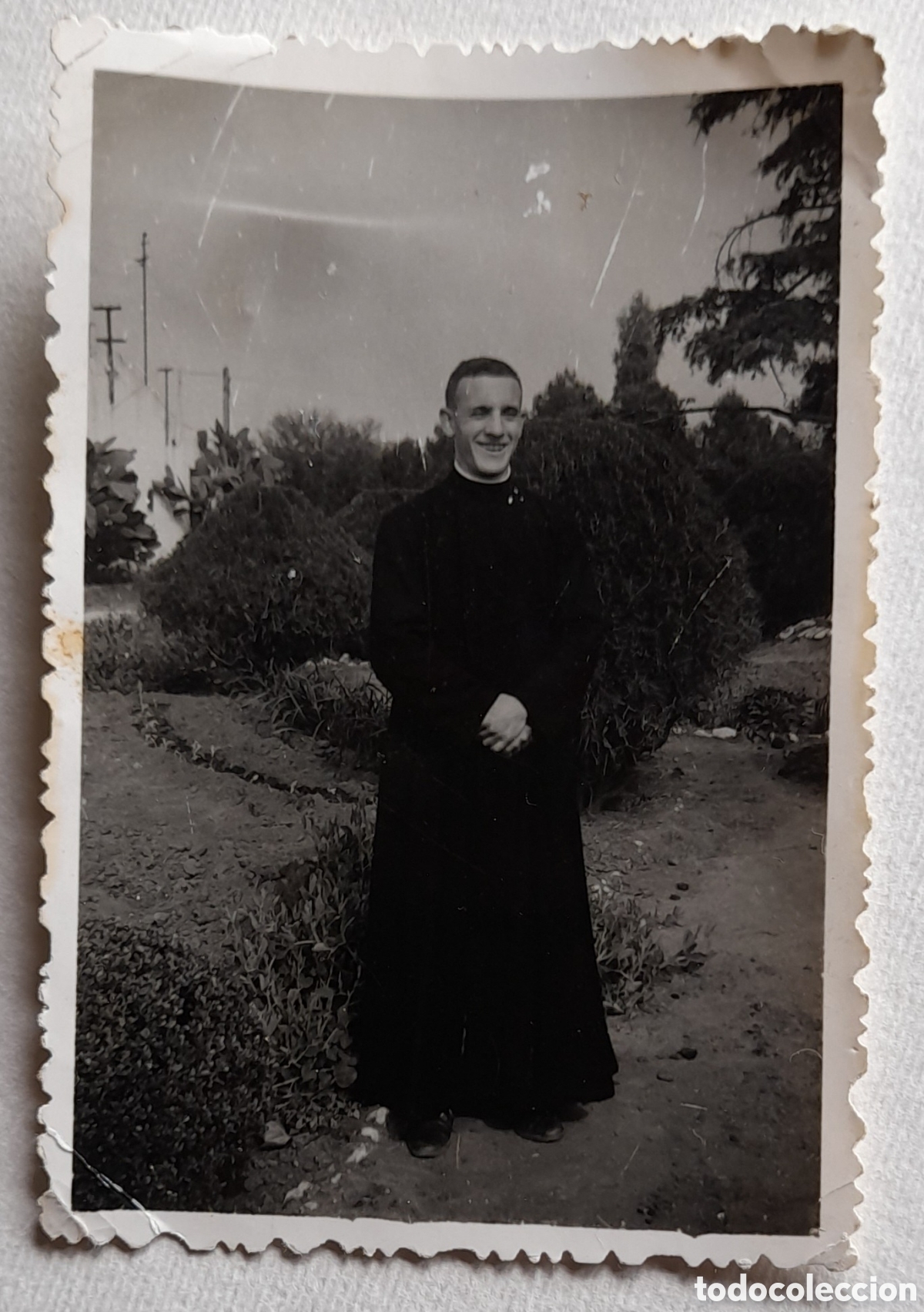 Photographie ancienne: C&Oacute;RDOBA (Argentina) foto de joven sacerdote. Dedicada. 1958