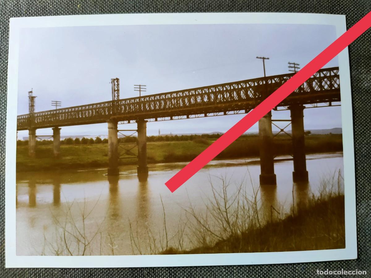 Photographie ancienne: Antigua fotograf&iacute;a. Palma del R&iacute;o. C&oacute;rdoba. Obras p&uacute;blicas. Puente, a&ntilde;os 60.