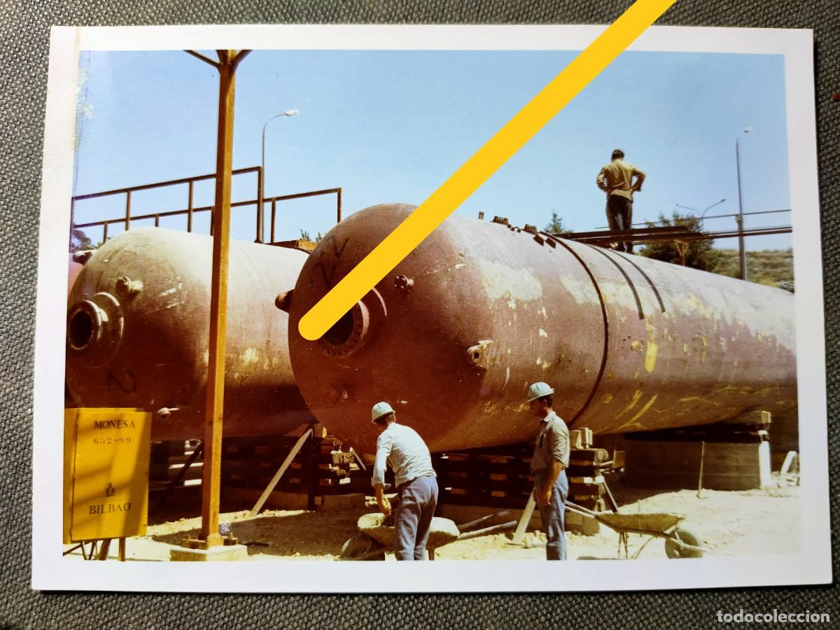 Fotografia antiga: Antigua fotograf&iacute;a. Electroqu&iacute;mica andaluza S.A. Obras p&uacute;blicas. A&ntilde;os 1970..