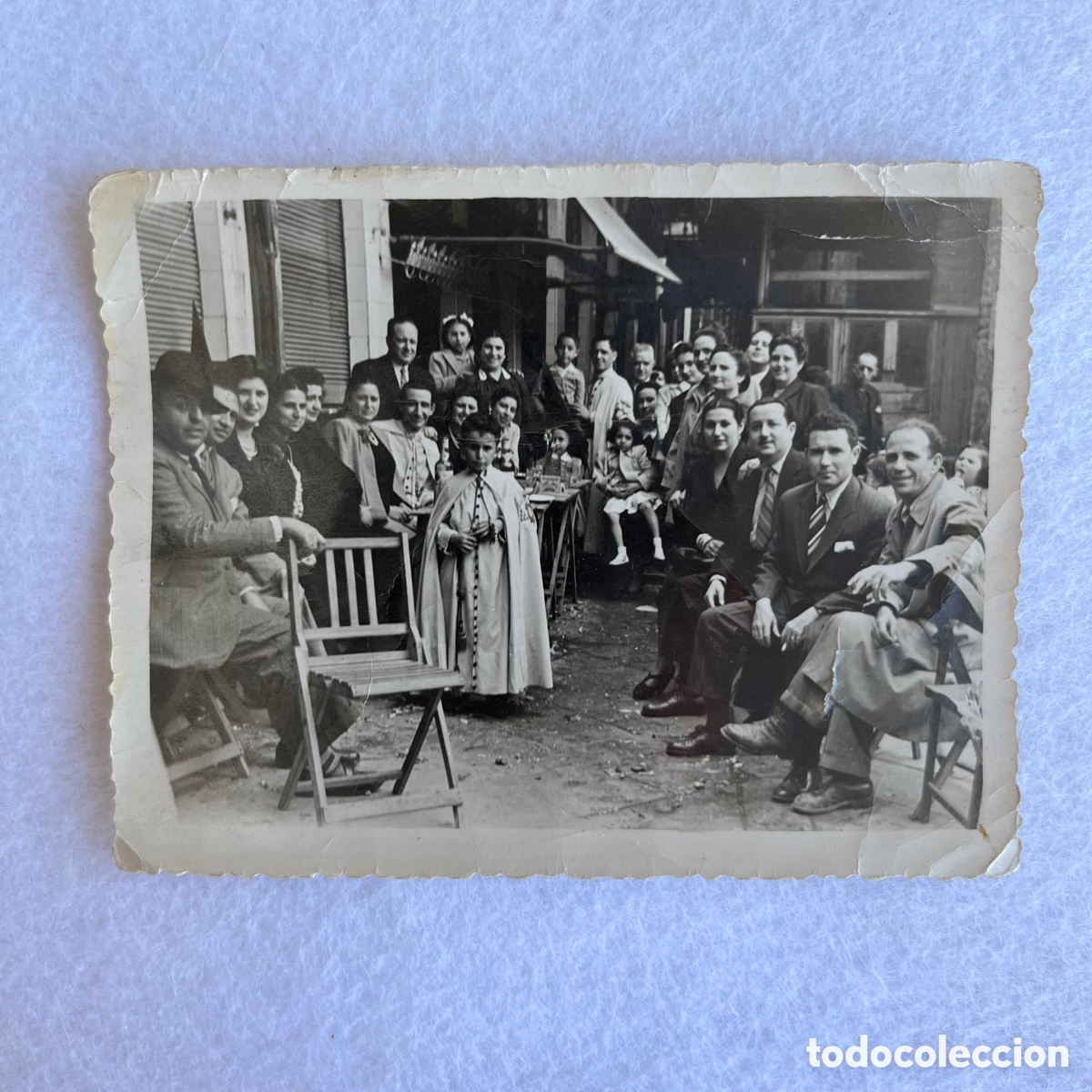 Photographie ancienne: SEMANA SANTA SEVILLA - ANTIGUA FOTOGRAF&Iacute;A NAZARENOS / PERSONAJES HERMANDAD MACARENA