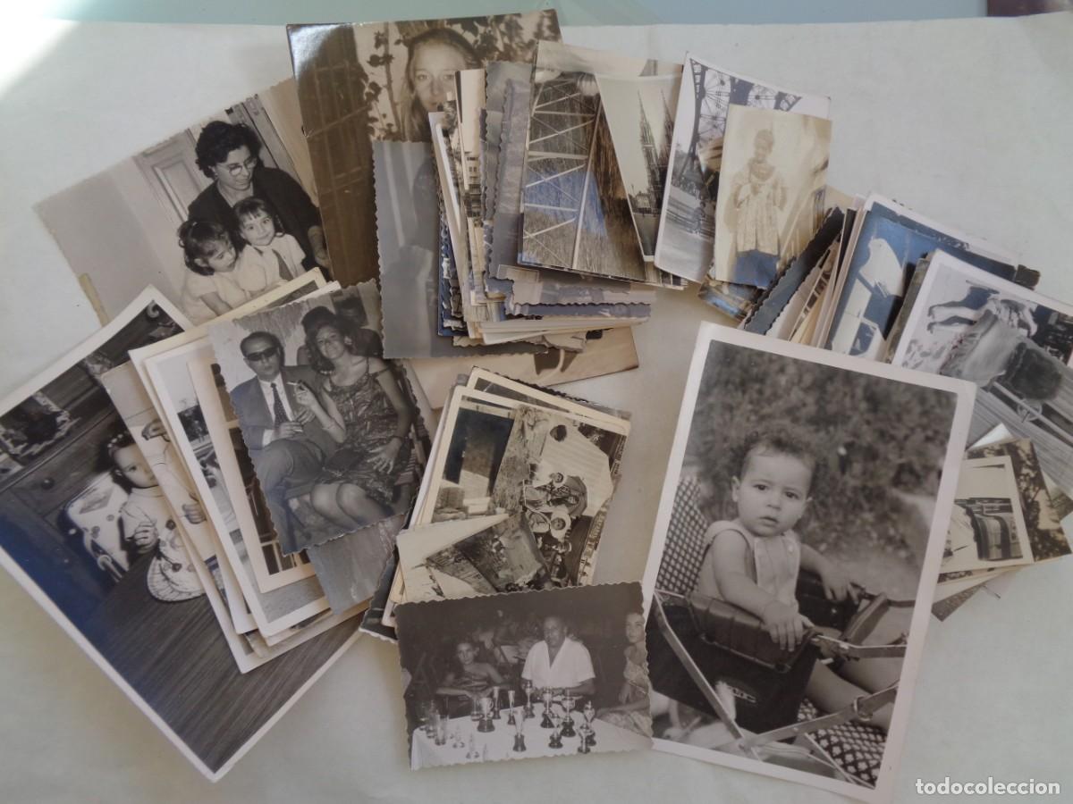 Fotograf&iacute;a antigua: LOTE DE 100 FOTOS FAMILIARES . DIVERSOS TEMAS . FOTOS EN BLANCO Y NEGRO